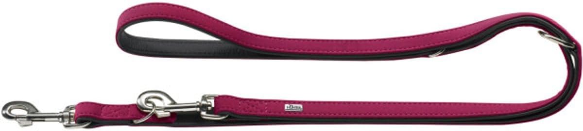 Thumbnail 5 de HUNTER Softie verstellbare Hundeführleine (3-fach) in Nubukoptik – rot/schwarz, 15/200