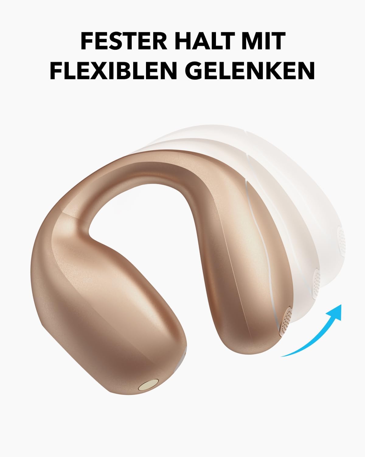 Detalle de soundcore C40i von Anker – Open-Ear Earbuds mit Clip-On Design