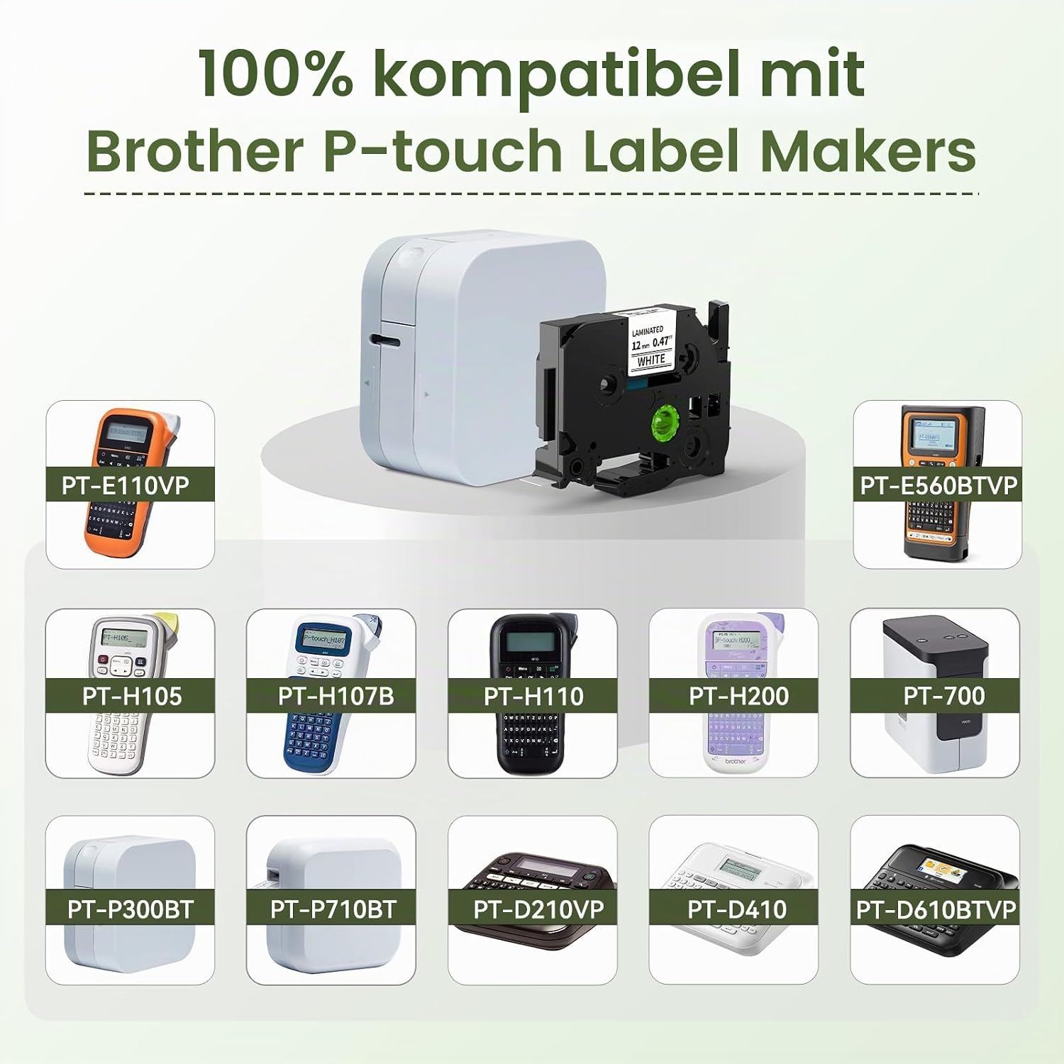 Thumbnail 6 de Markurlife TZe-231 6er Pack Schriftband 12 mm