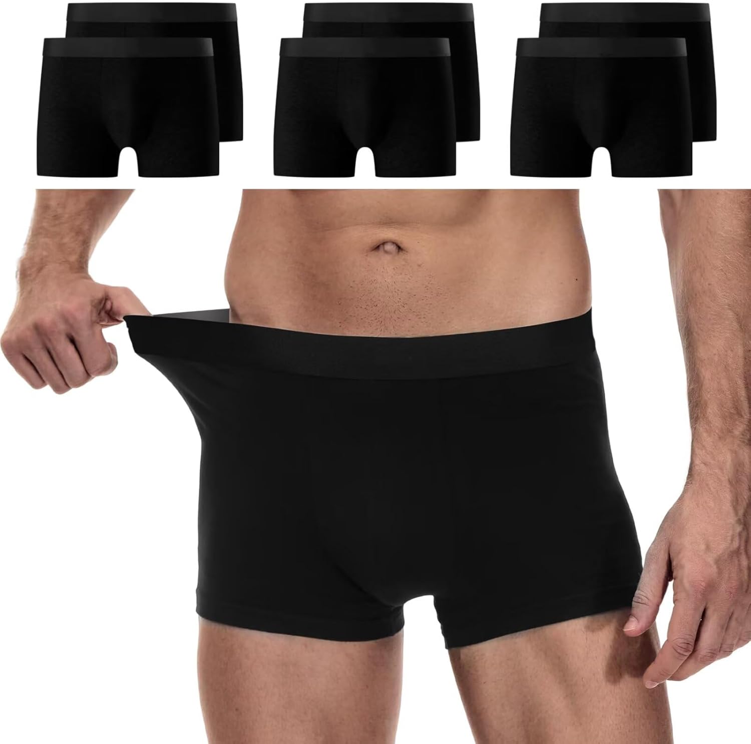 Detalle de YouShow Mens Boxers Shorts 6 Pack