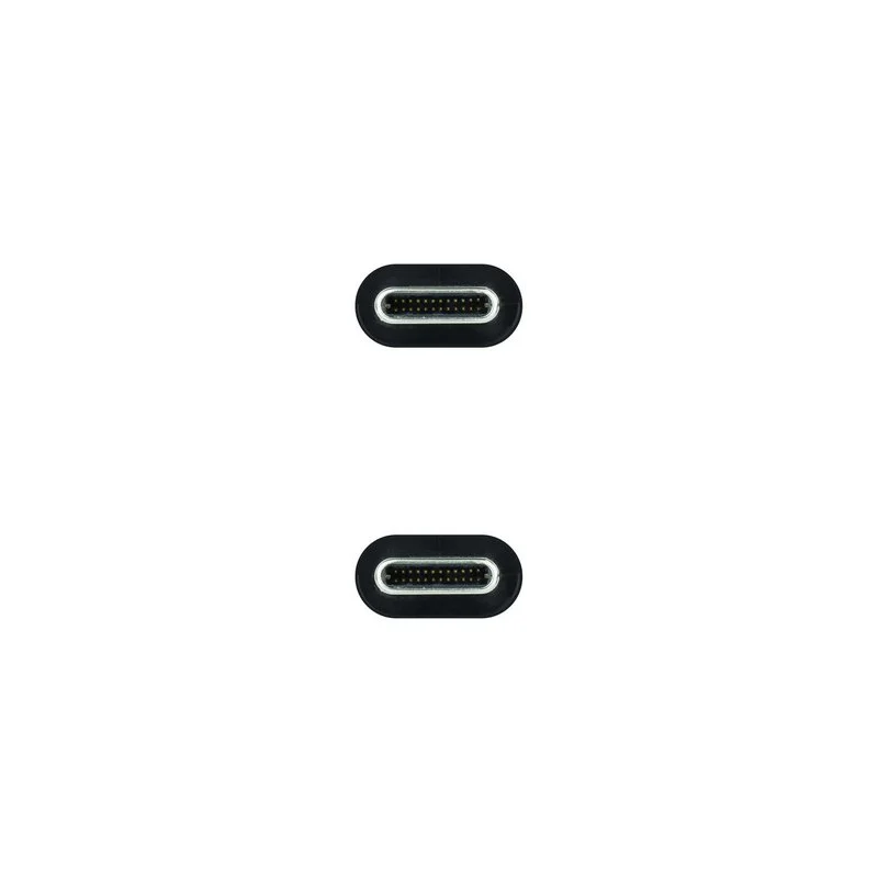 Thumbnail 1 de Nanocable USB 3.2 Gen2x2 20Gbps USB-C Macho/Macho 2m Verde Azulado/Negro