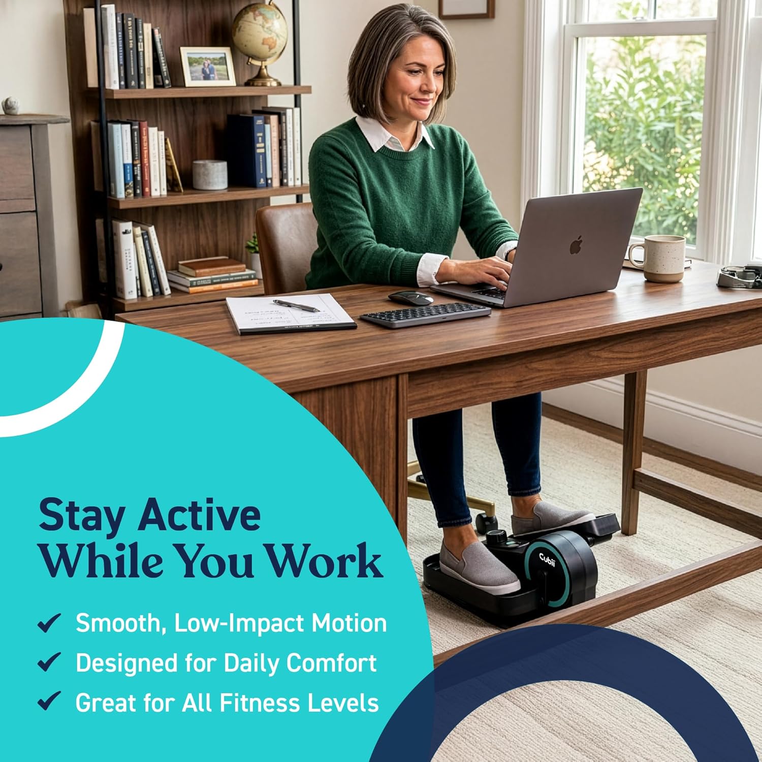 Thumbnail 2 de Cubii GO Under-Desk Elliptical with LCD 1 🚴♀