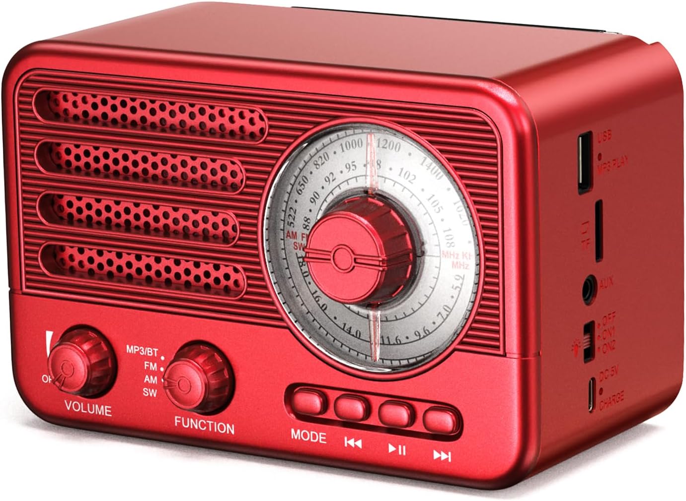 Radio a transistor retrò 1800 mAh