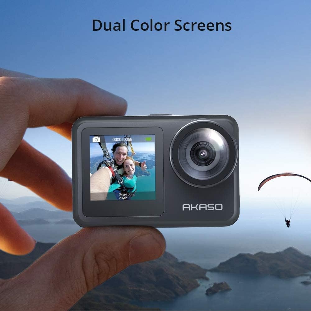 Thumbnail 2 de AKASO Brave 7 LE Action Camera (IPX7, 4K 20MP, WiFi) with Touch Screen, EIS 2.0 and Remote