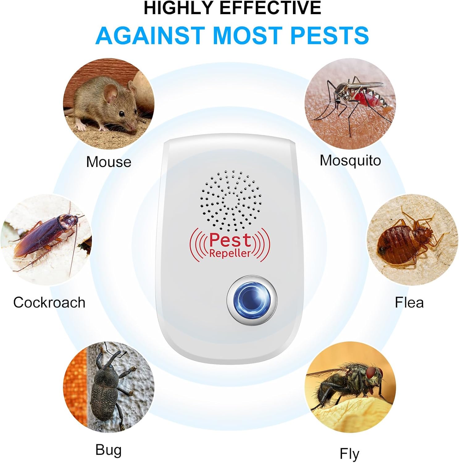 Detalle 2 de Ultrasonic Pest Repeller 40–80 m²