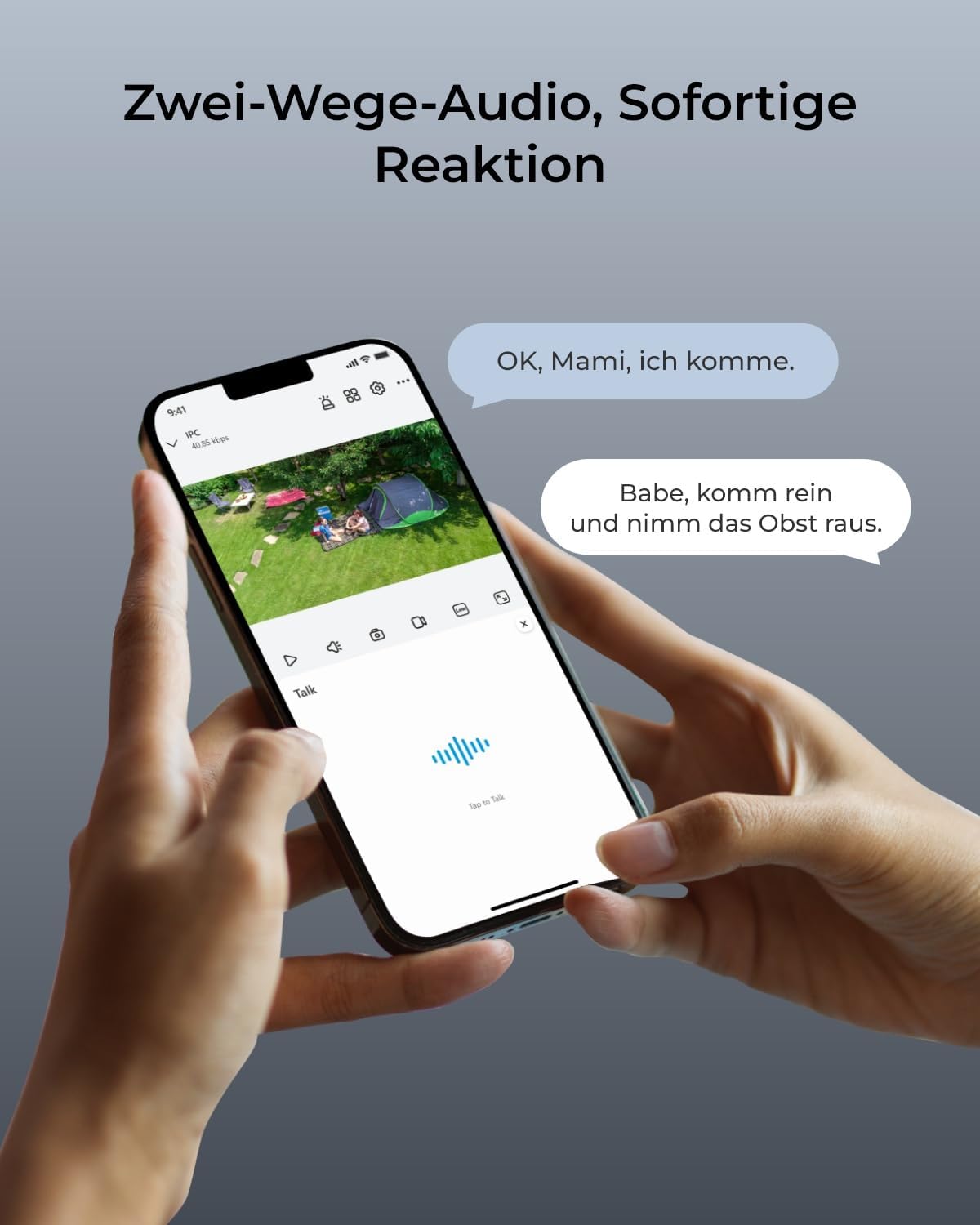 Thumbnail 6 de Reolink 4K Wi-Fi 6 Außen-Überwachungskamera RLC-840WA – robust, farbige Nachtsicht und KI-Erkennung