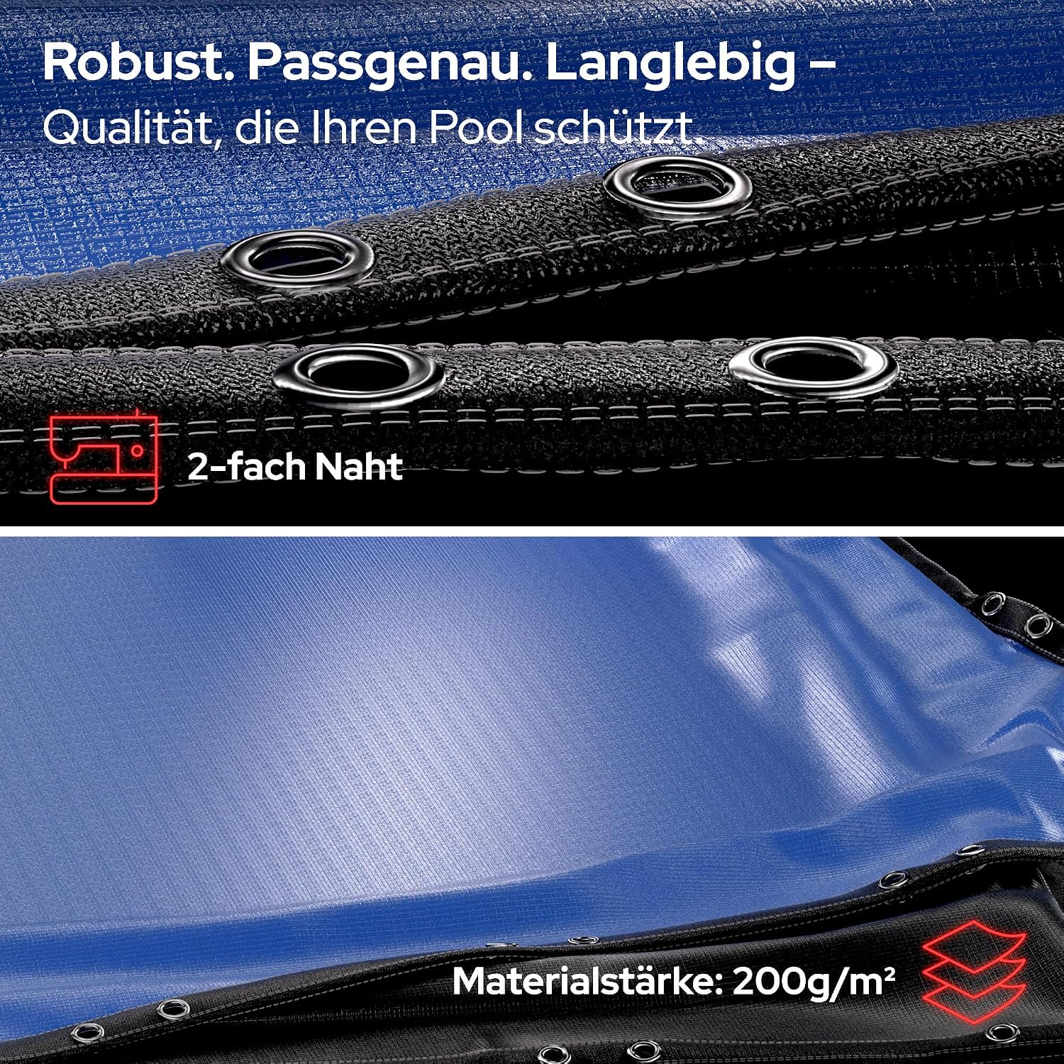 Thumbnail 5 de Arebos Poolabdeckung rund Ø610 cm