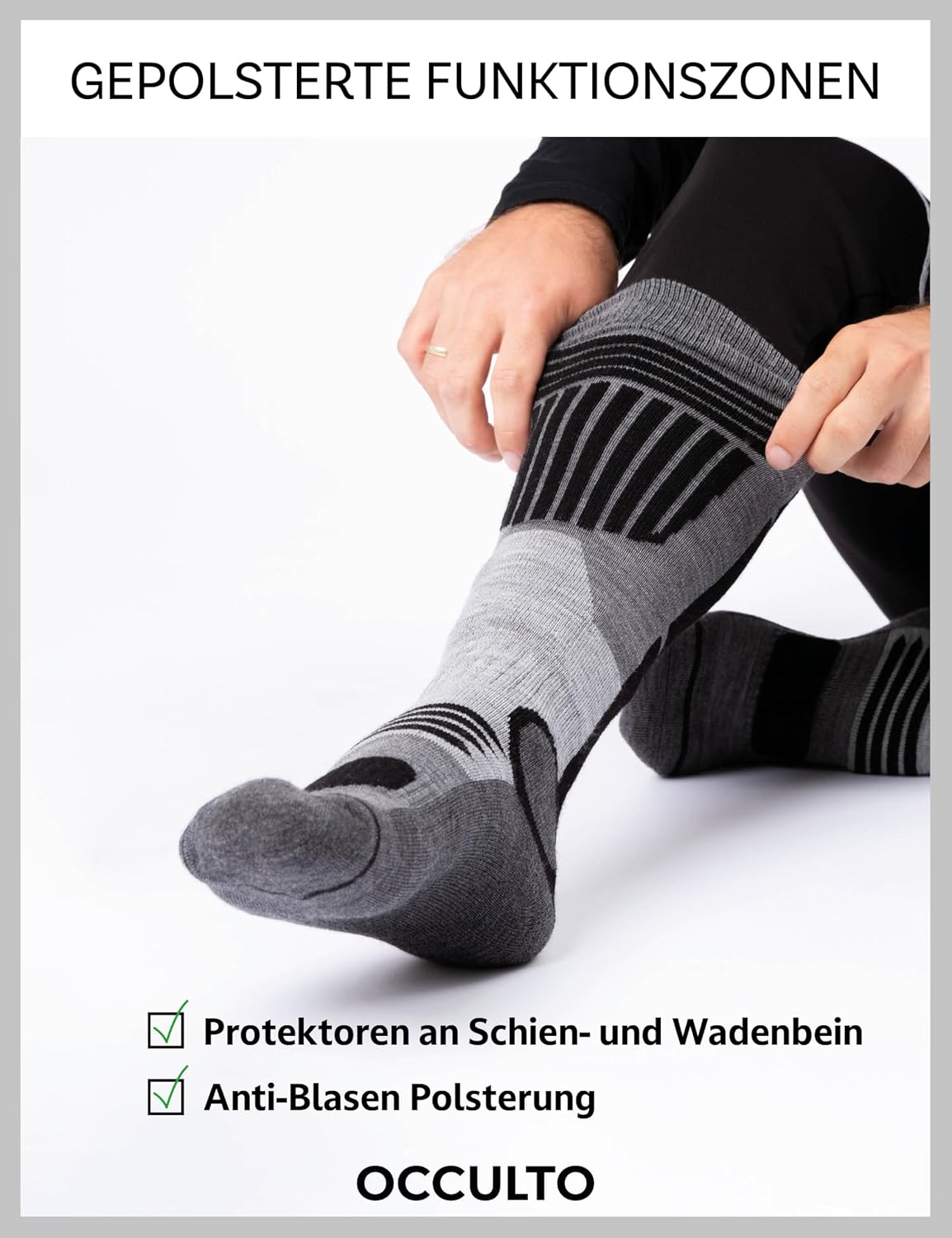 Thumbnail 4 de Occulto Felix Skisocken für Herren im 2er Pack