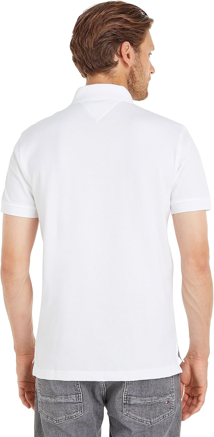 Thumbnail 1 de Tommy Hilfiger Herren Poloshirt Kurzarm 1985 Regular Fit aus Bio-Baumwolle mit 2-Knopfleiste