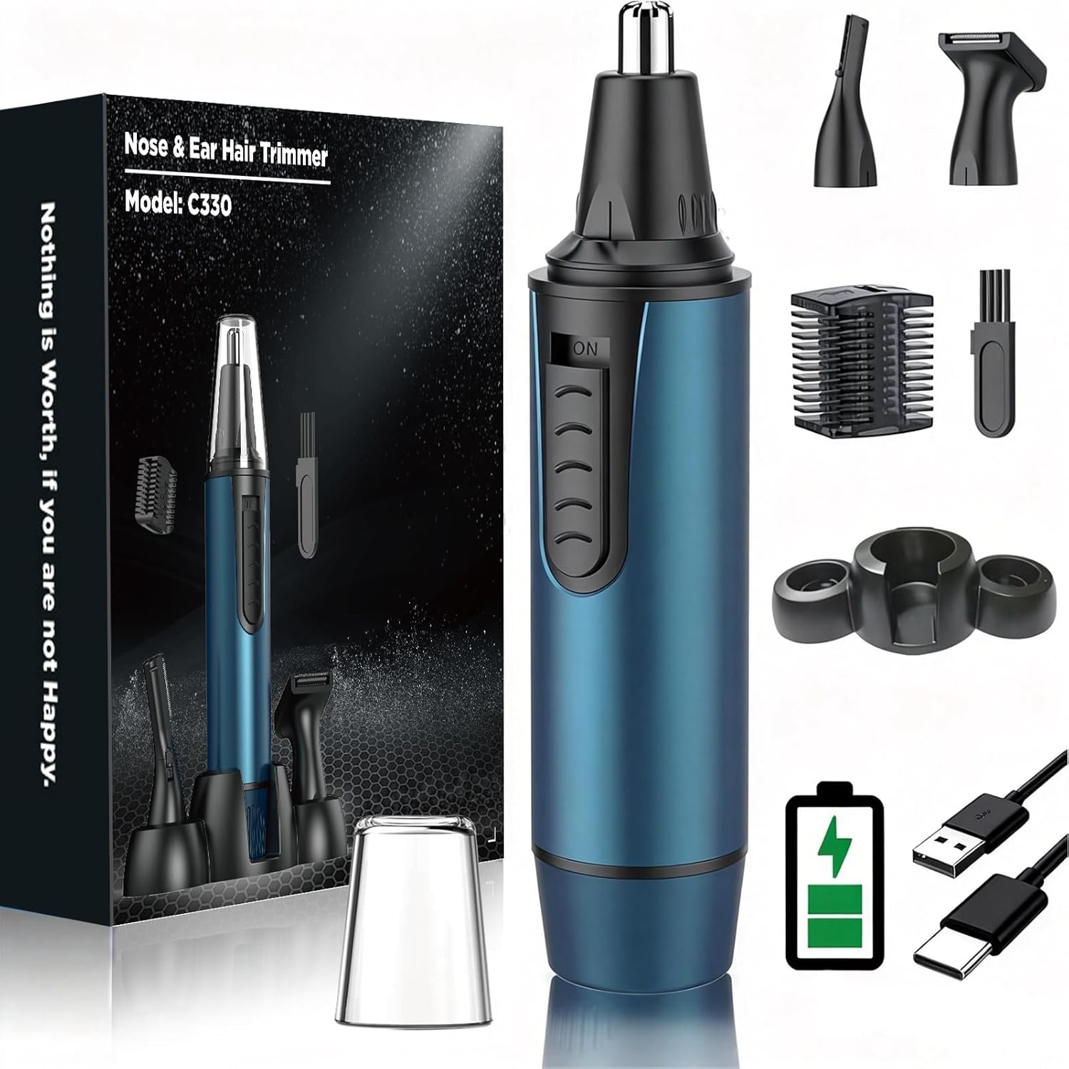 Detalle de AREYZIN Nose Hair Trimmer 3-in-1