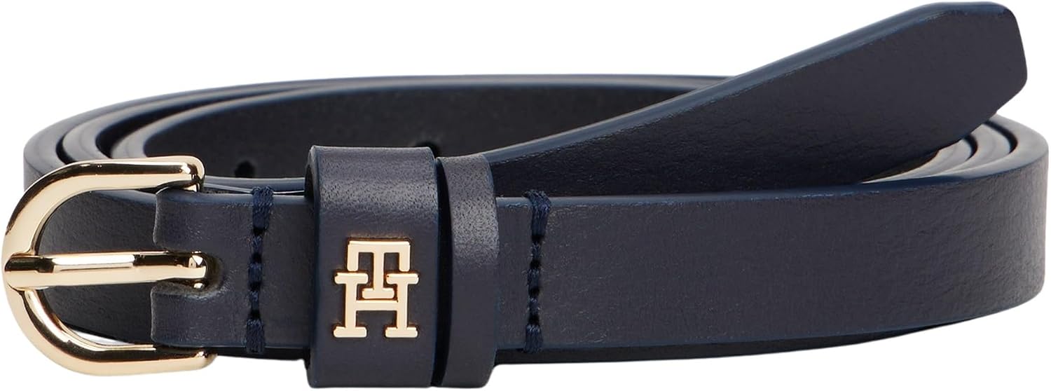 Detalle de Tommy Hilfiger Donna Cintura Essential Effortless 1,5 cm in Pelle
