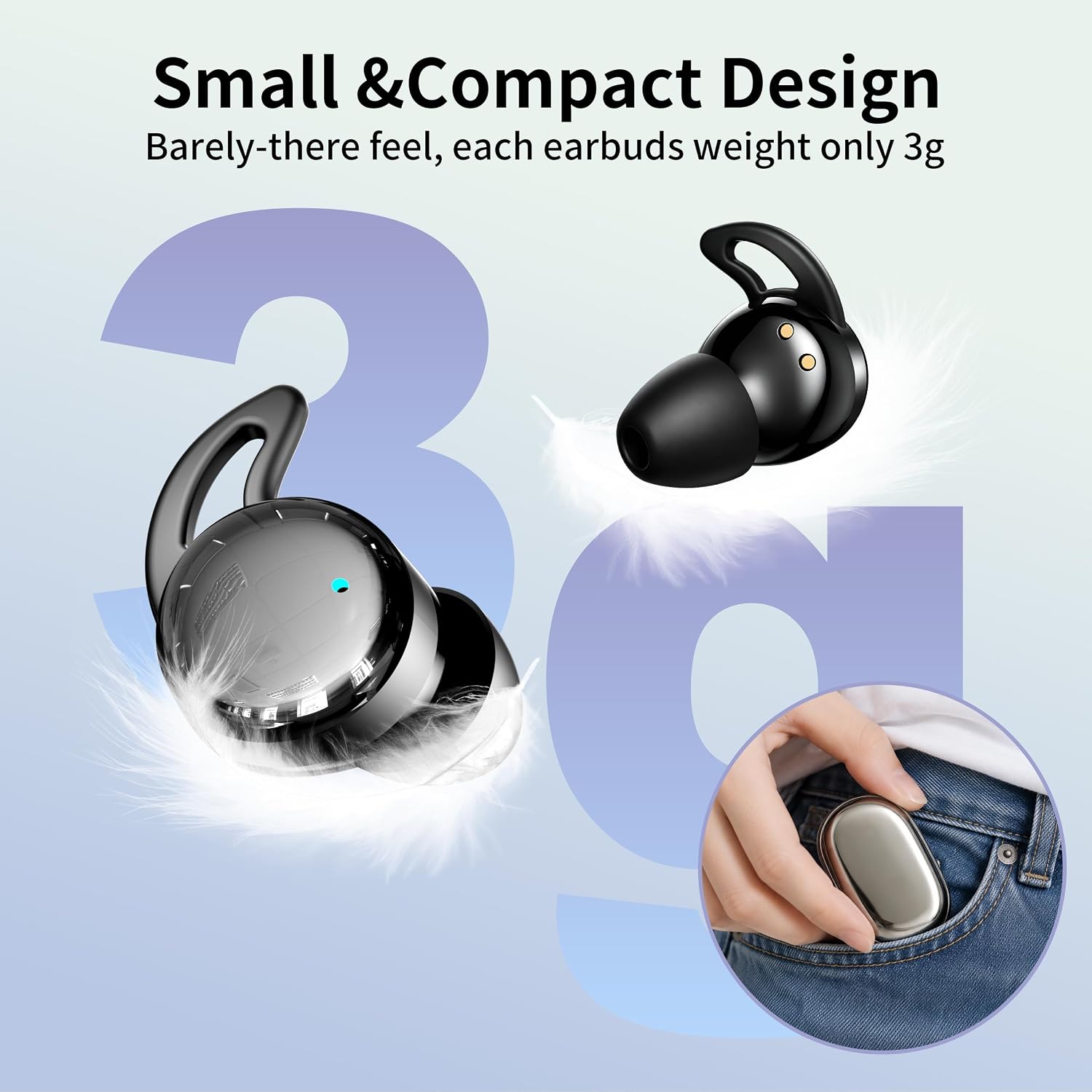 Detalle 2 de Bluemaison Sleep Earbuds Bluetooth 6.1