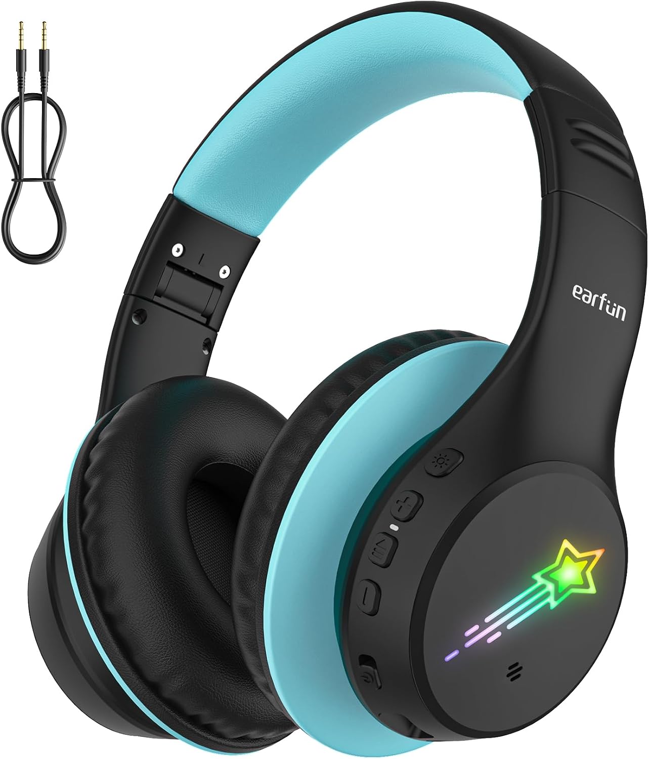 Detalle de EarFun Kinder Bluetooth-Kopfhörer mit 90 Std