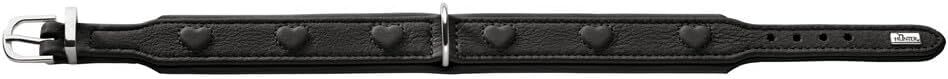 Thumbnail 5 de HUNTER SOHO X Love Hundehalsband aus Rindsleder, schwarz – gepolstert & fellschonend, Größe 47