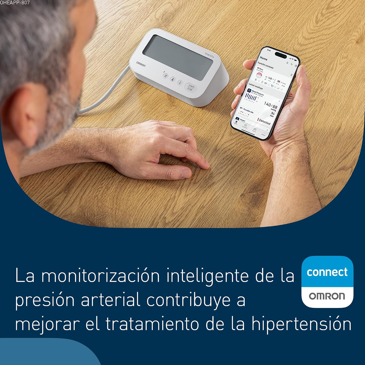 Thumbnail 4 de OMRON X4 Connect AFib tensiómetro 22-42 cm