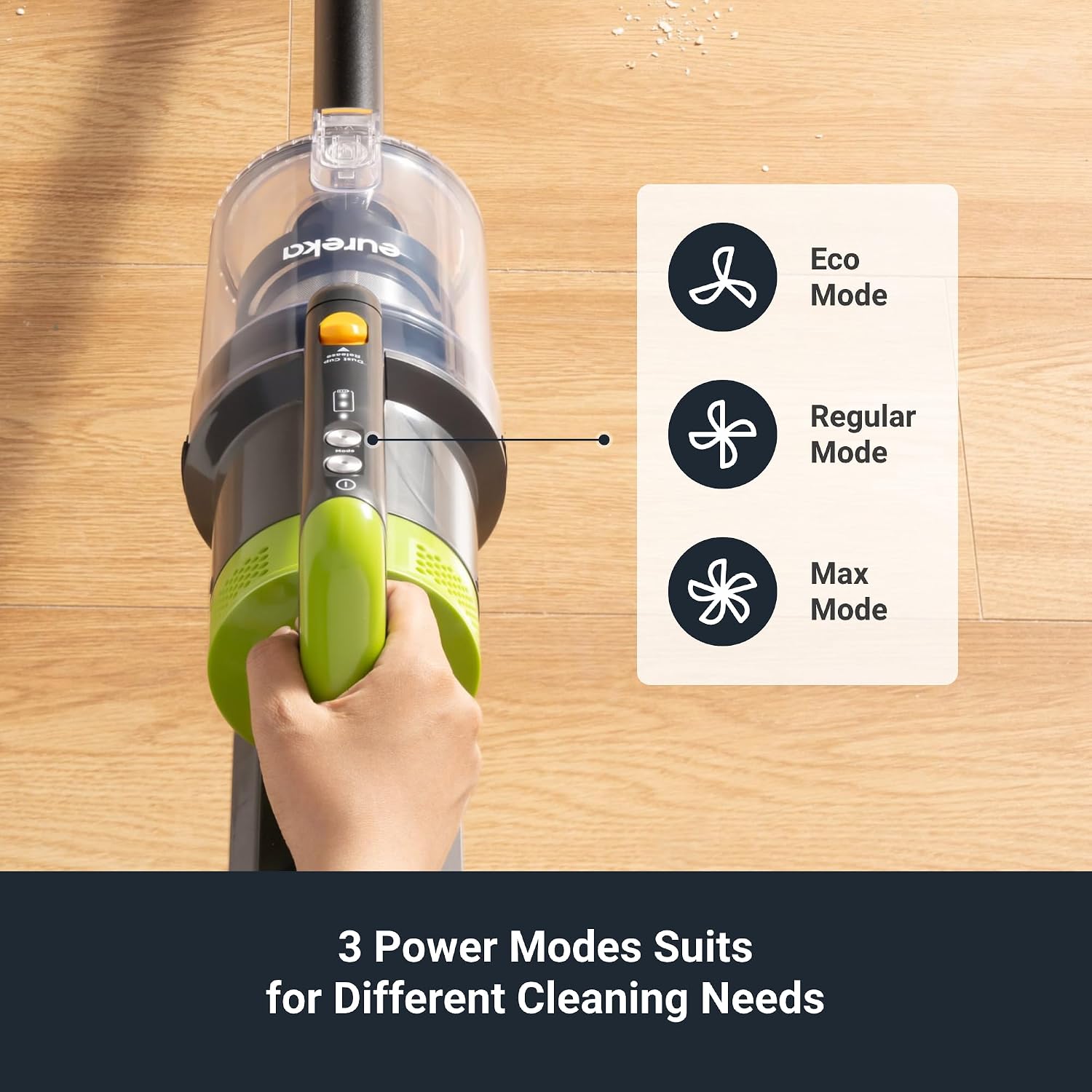 Thumbnail 6 de Eureka NEC285GR Cordless Stick Vacuum, 250W Motor, LED Headlight, 40-Minute Runtime