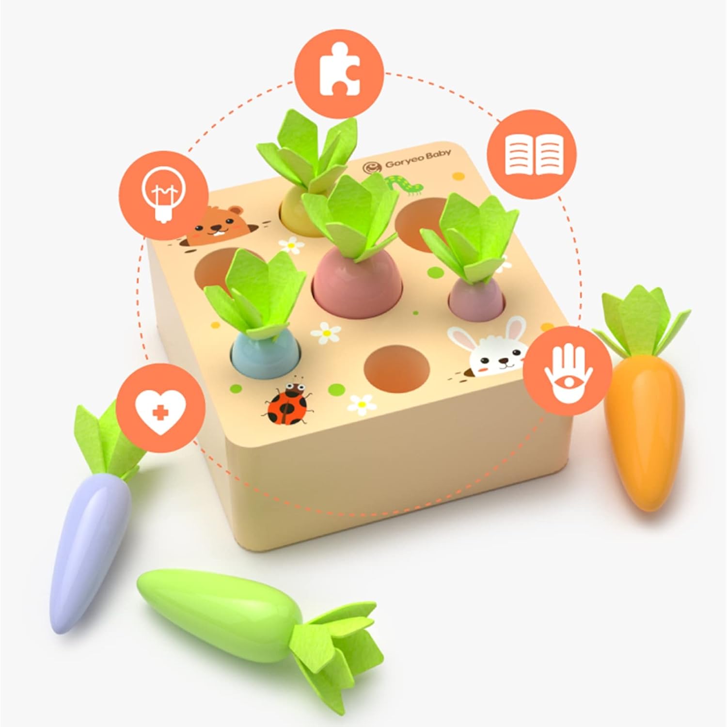 Thumbnail 4 de KMTJT Montessori Shape Sorting Toy for 1-year-olds