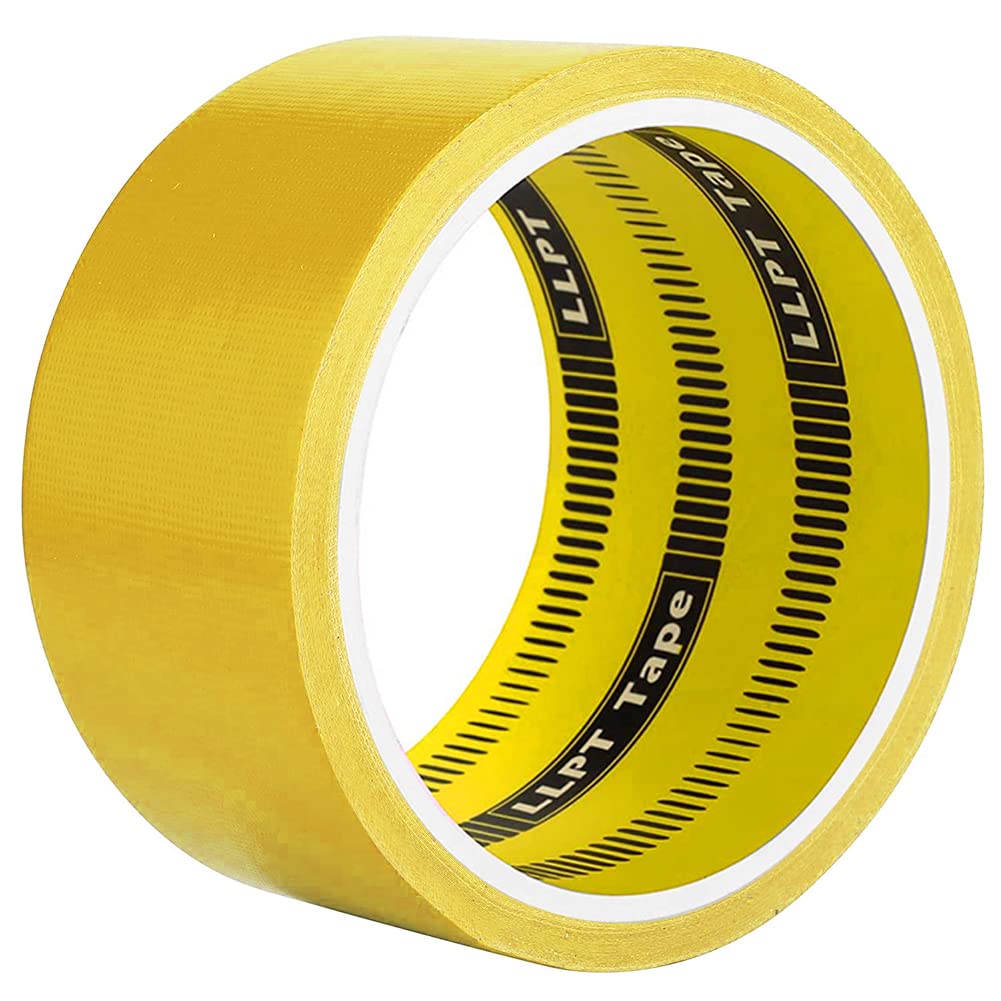 Detalle de LLPT Duct Tape 50MM x 9M Yellow, Premium Colour Cloth Gaffer Tape (DT601YL)