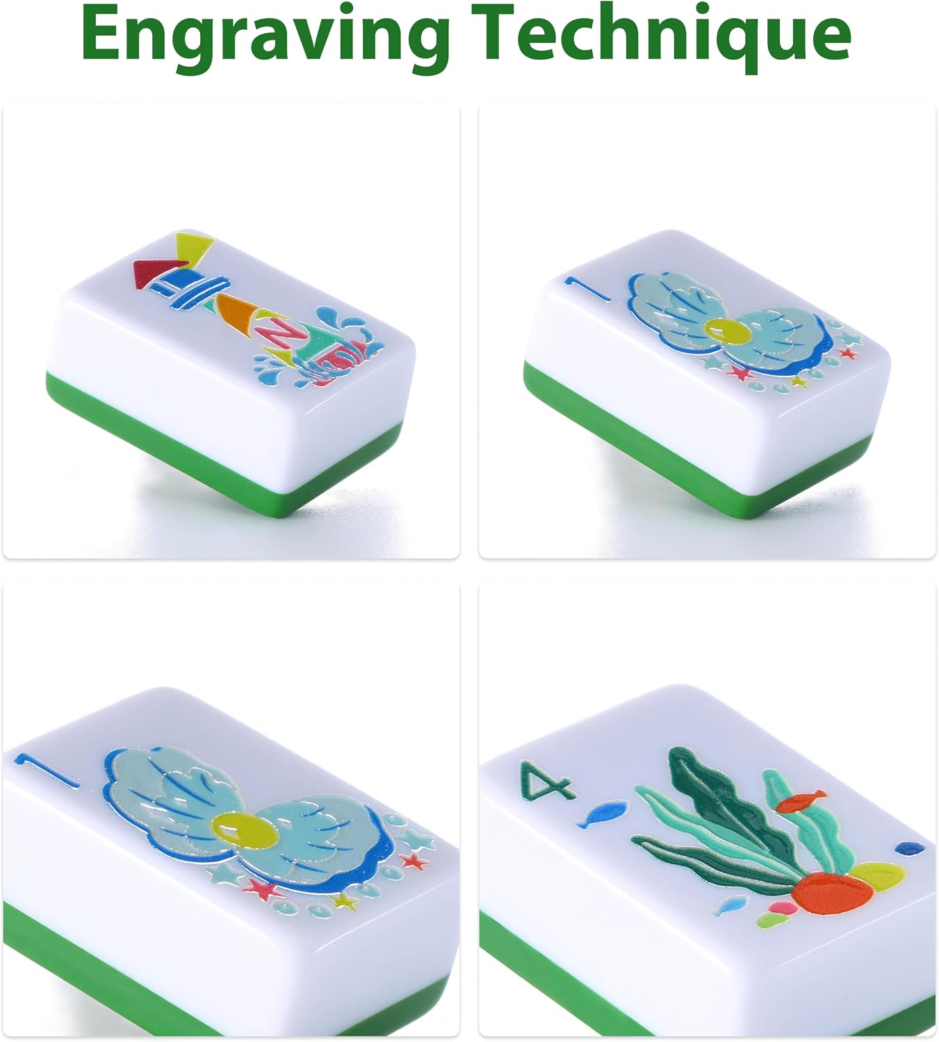 Detalle 2 de American Mahjong Set with 160 Tiles