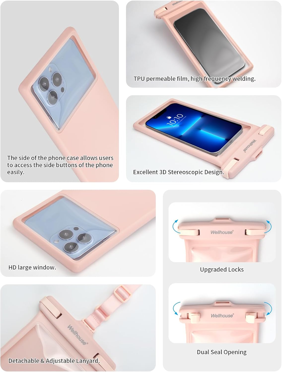 Thumbnail 4 de wellhouse Waterproof Phone Pouch 8-inch 2-pack