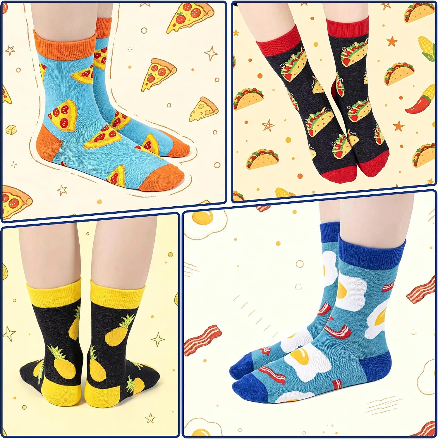 Thumbnail 6 de BISOUSOX BISOUSOX-BOYS kindersokken van katoen, ademend en comfortabel