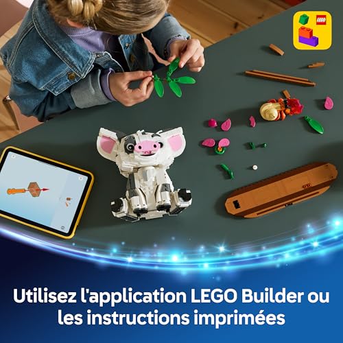 Detalle de LEGO Disney Vaiana Pua – Jeu de Construction 43292