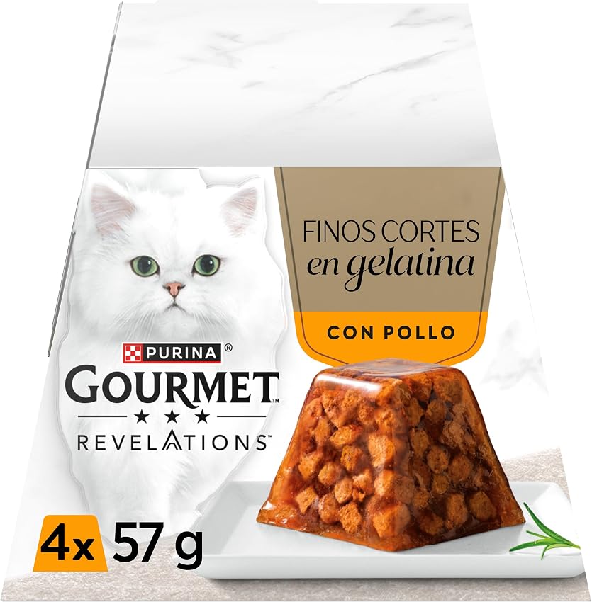 Detalle 2 de Purina Gourmet Revelations Salmón 24 pirámides 🐱