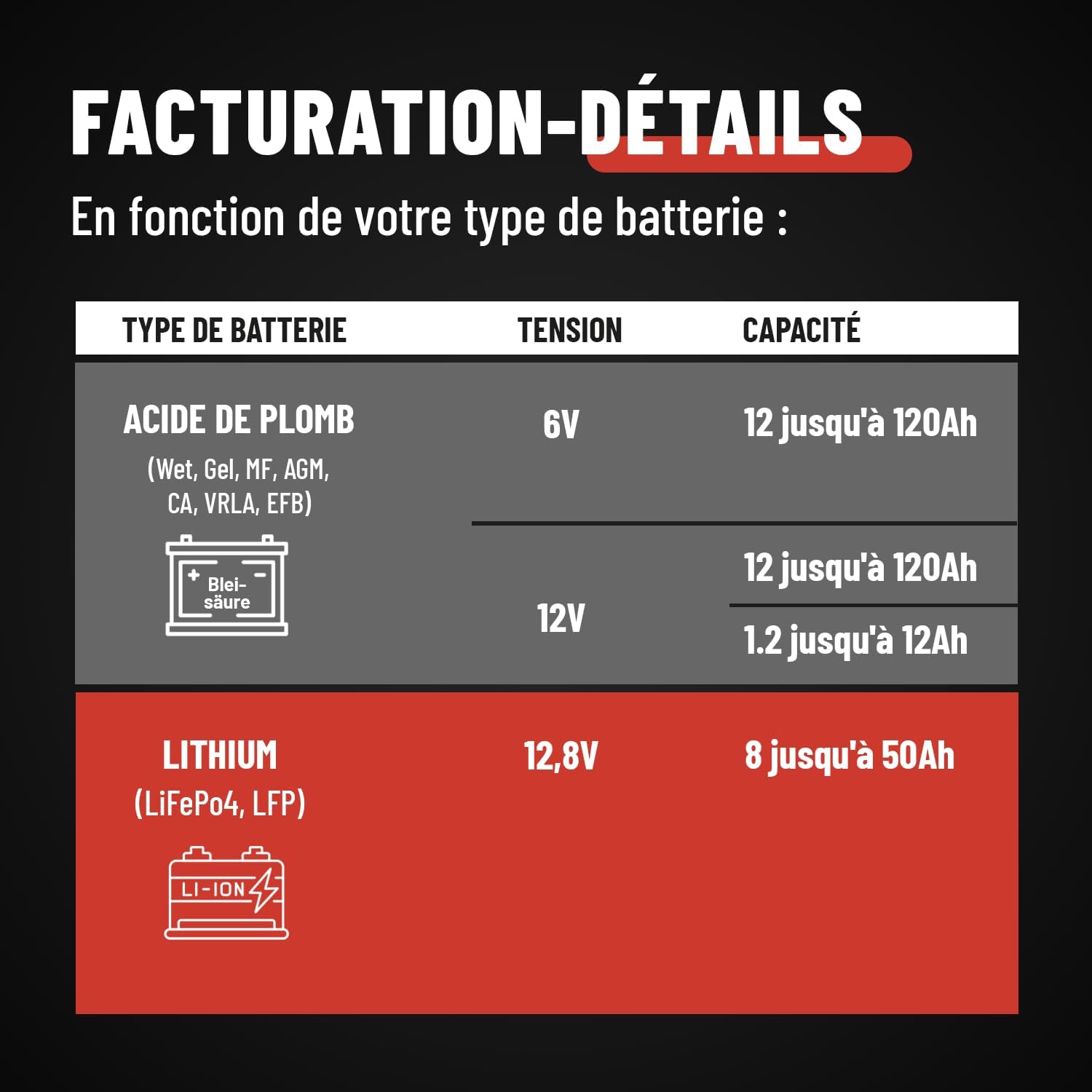 Detalle 2 de ABSINA A3800 chargeur batterie 3,8 A