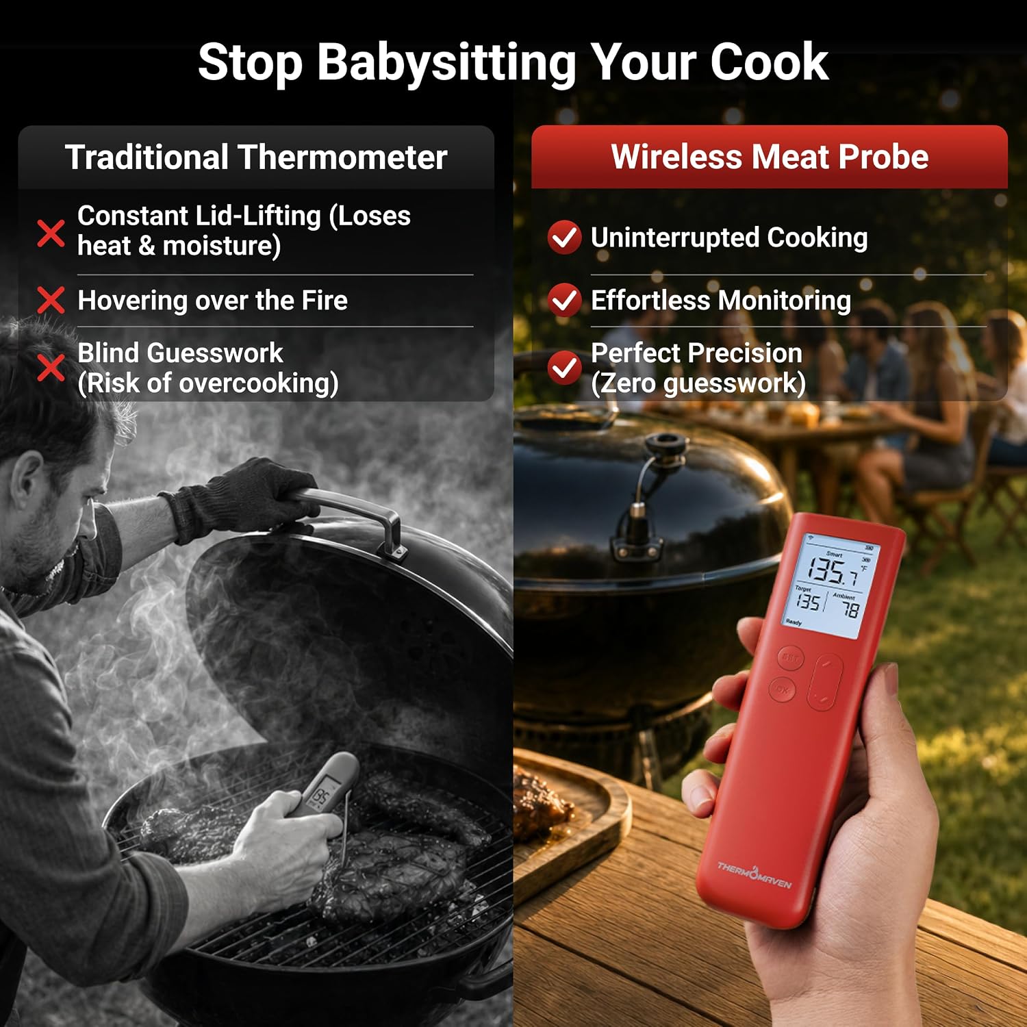 Detalle 2 de ThermoMaven Smart Bluetooth Meat Thermometer