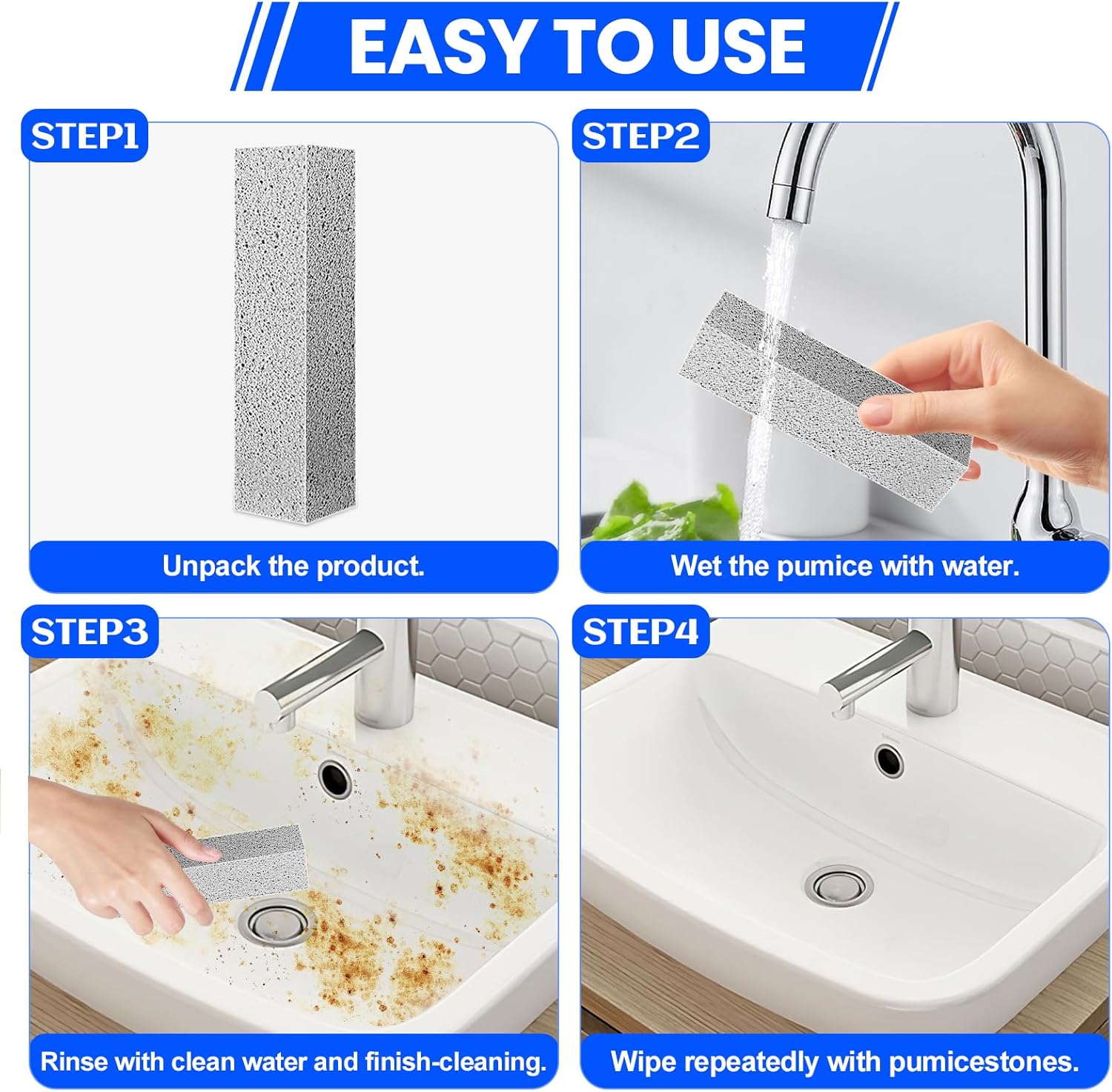 Thumbnail 2 de 6 Pack Pumice Stone Toilet Bowl Cleaner