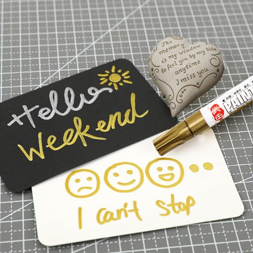 Thumbnail 2 de Stylos acryliques dorés pour pierres tombales ⚙️