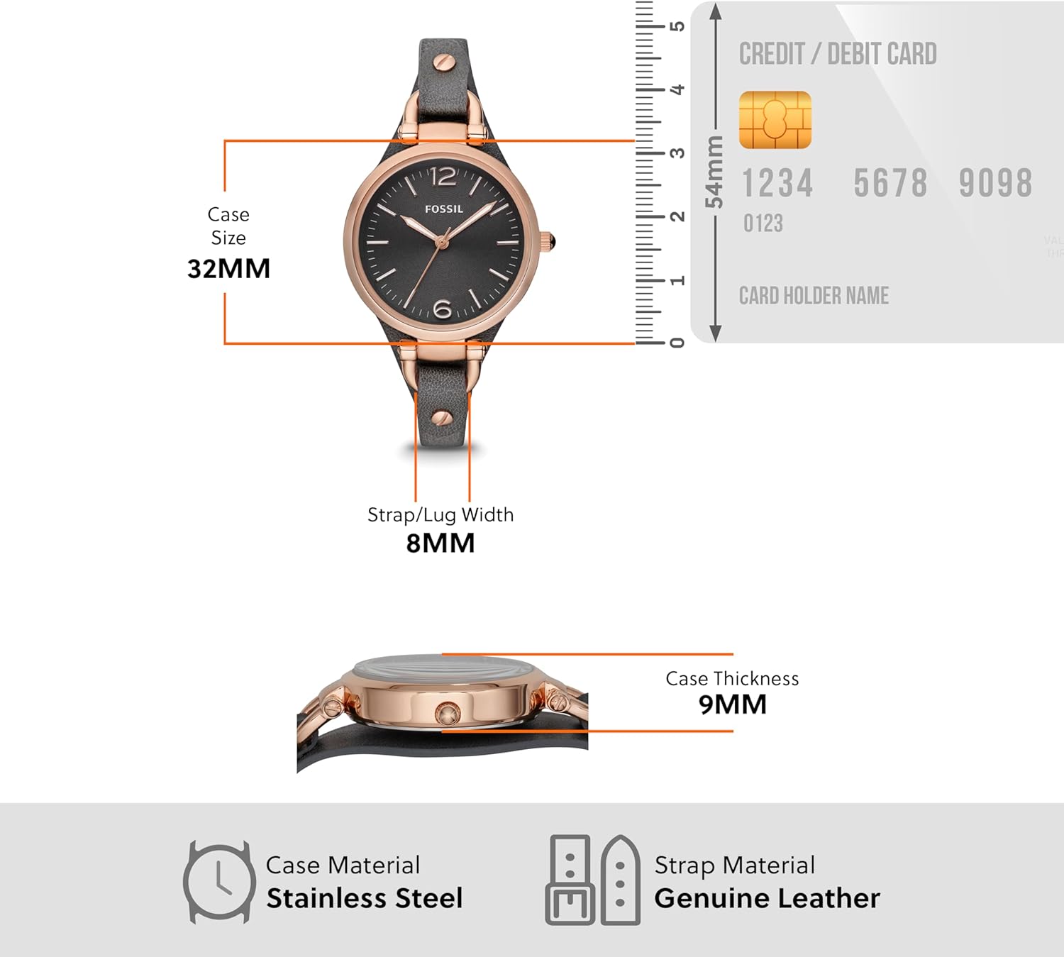 Thumbnail 4 de Fossil Georgia orologio donna 32 mm