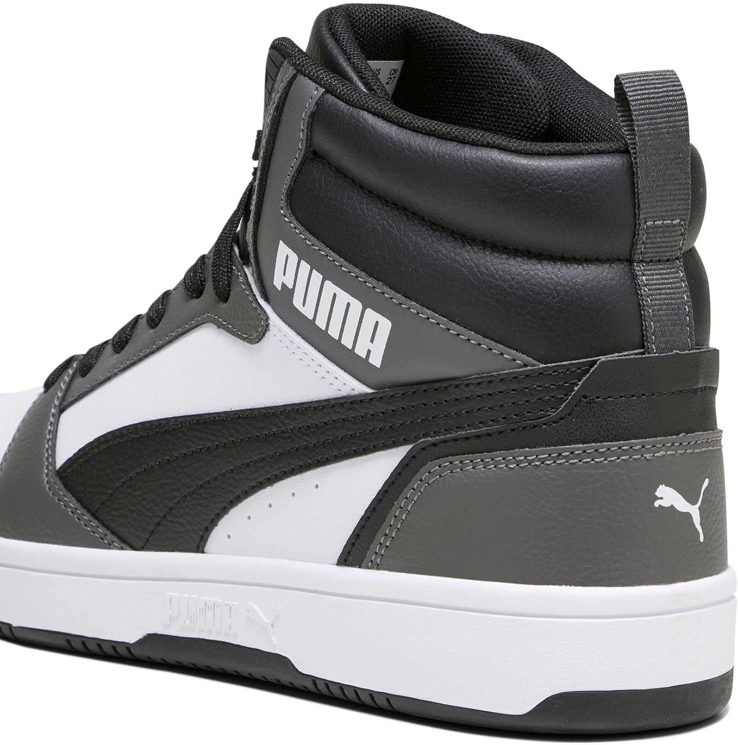 Detalle de Puma Unisex Rebound V6Sneaker – Vielseitiger Allrounder mit charakteristischem Formstrip