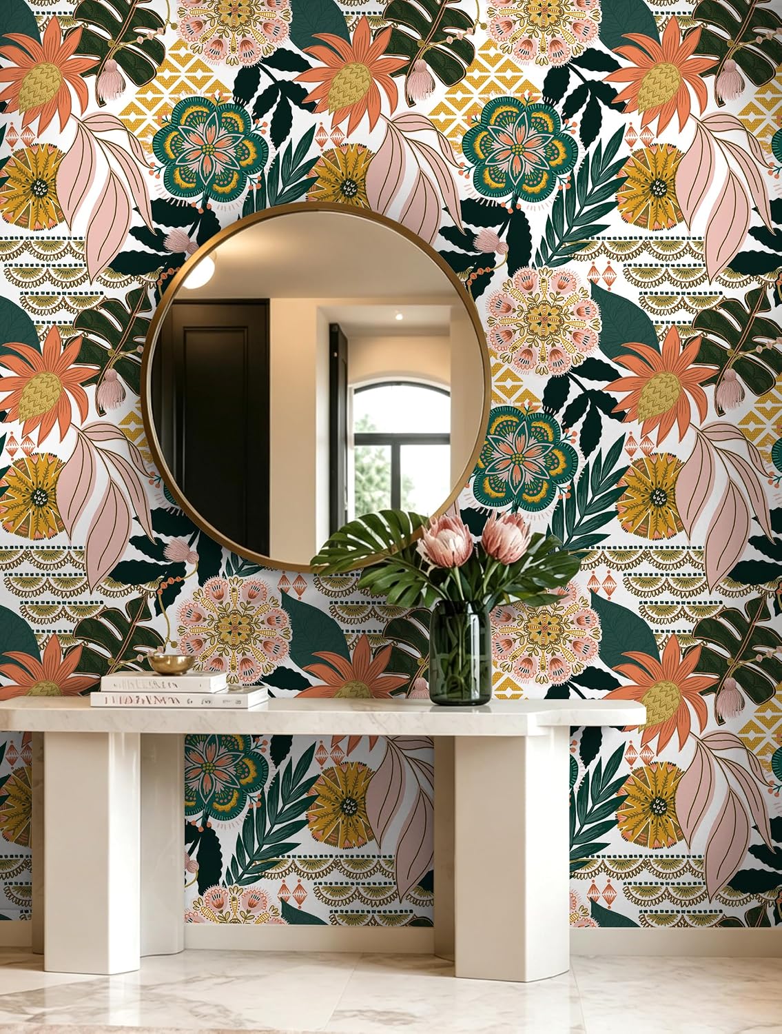 Detalle de Peel and Stick Wallpaper 17.5 x 118 in
