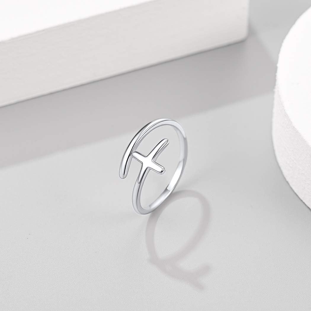 Thumbnail 4 de Bague ouverte femme PROSILVER en argent 925, anneau réglable forme lune, étoile, feuille et celtique