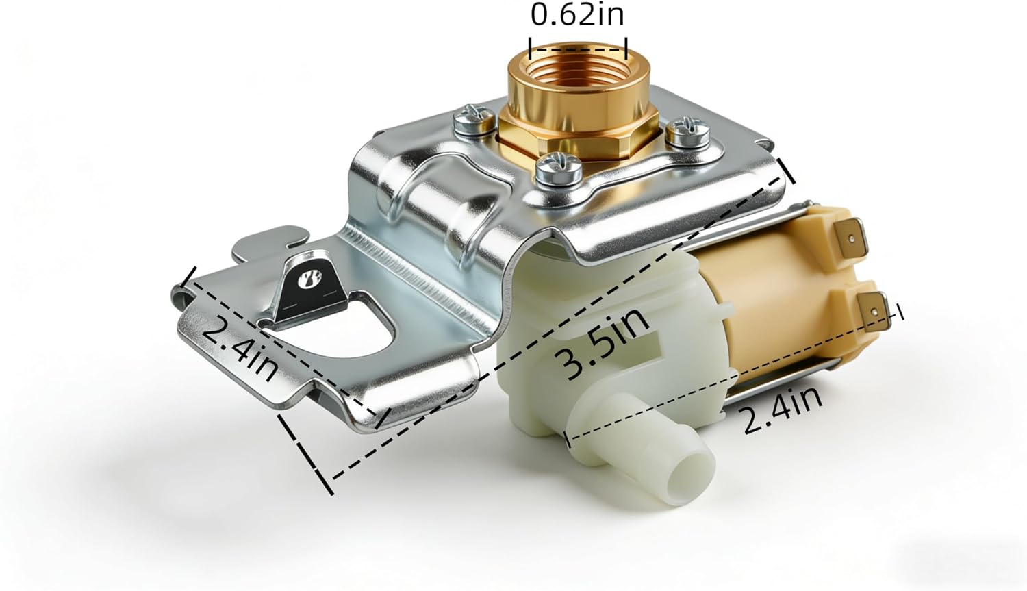 Detalle de UAOPL WP8531669 8531669 Dishwasher Water Inlet Valve for Whirlpool