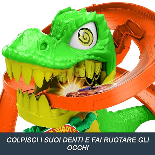Thumbnail 2 de Hot Wheels T-Rex Battaglia Infuocata – camion giocattolo in scala 1:64