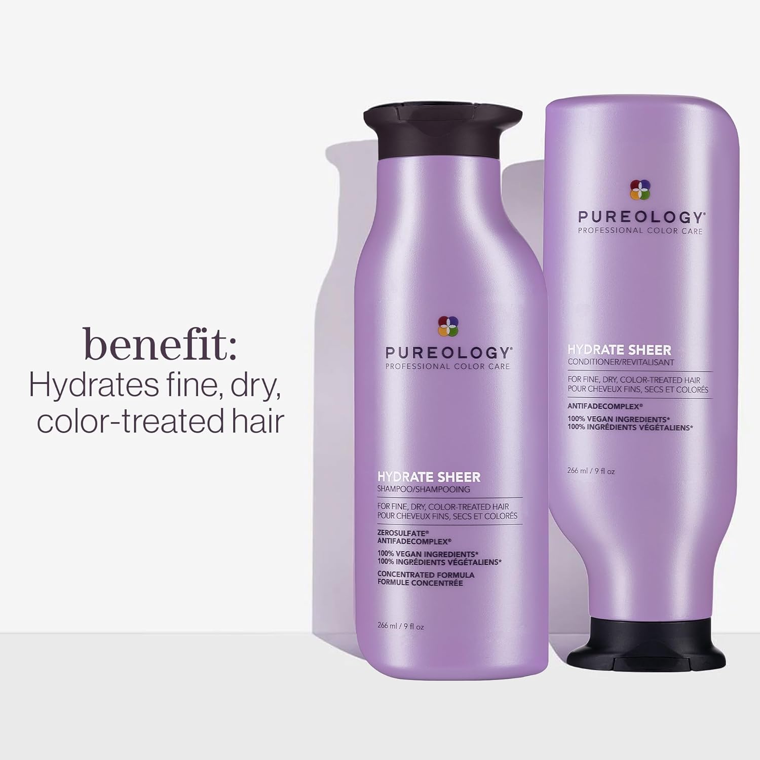 Thumbnail 4 de Pureology Hydrate Sheer Moisturising Conditioner (Vegan) for fine, colour-treated hair