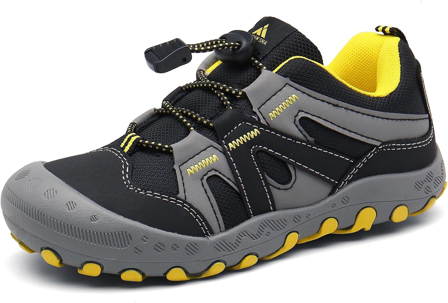 Detalle de Mishansha Kinder Trekkingschuhe Jungen – atmungsaktiv, rutschfest, Gr.24–38