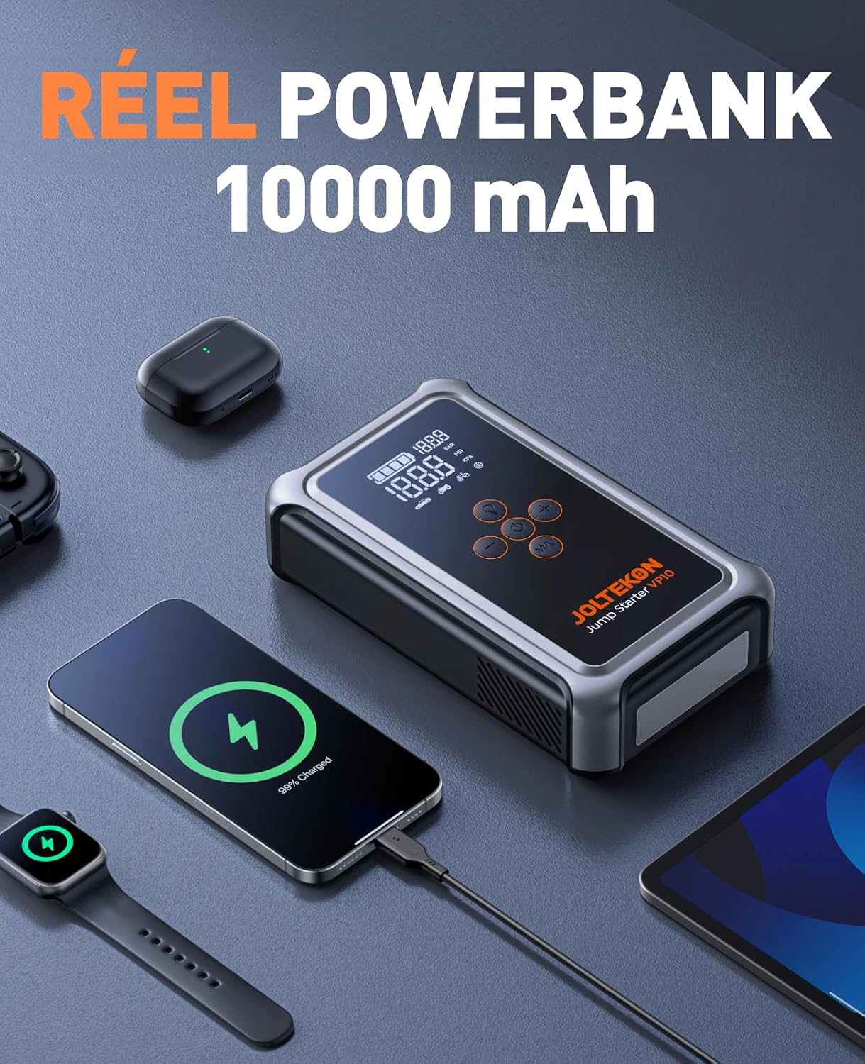 Thumbnail 5 de Joltekon 5000A Booster batterie 10000 mAh
