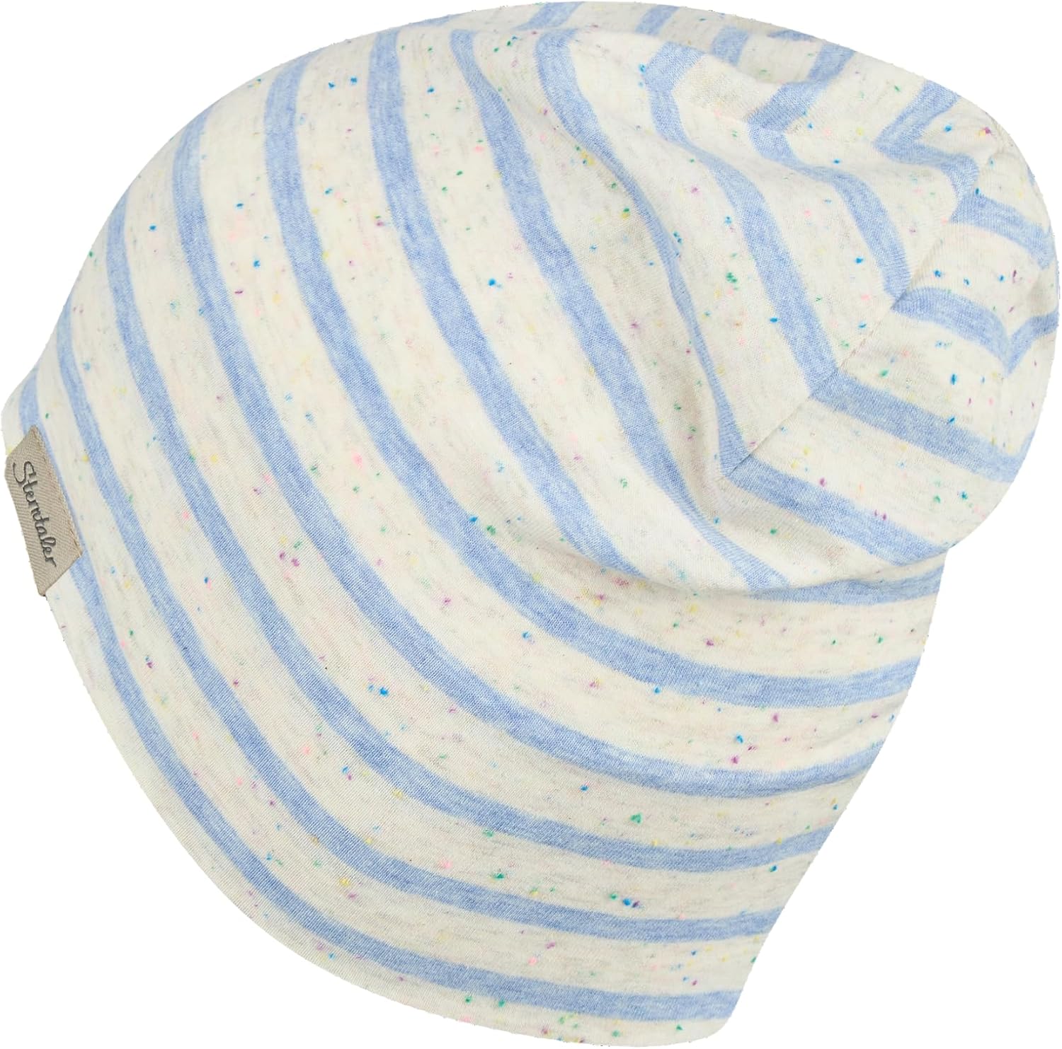 Thumbnail 4 de Sterntaler Beanie Streifen - Bonnet Mixte : bonnet rayé à pois colorés, double porté