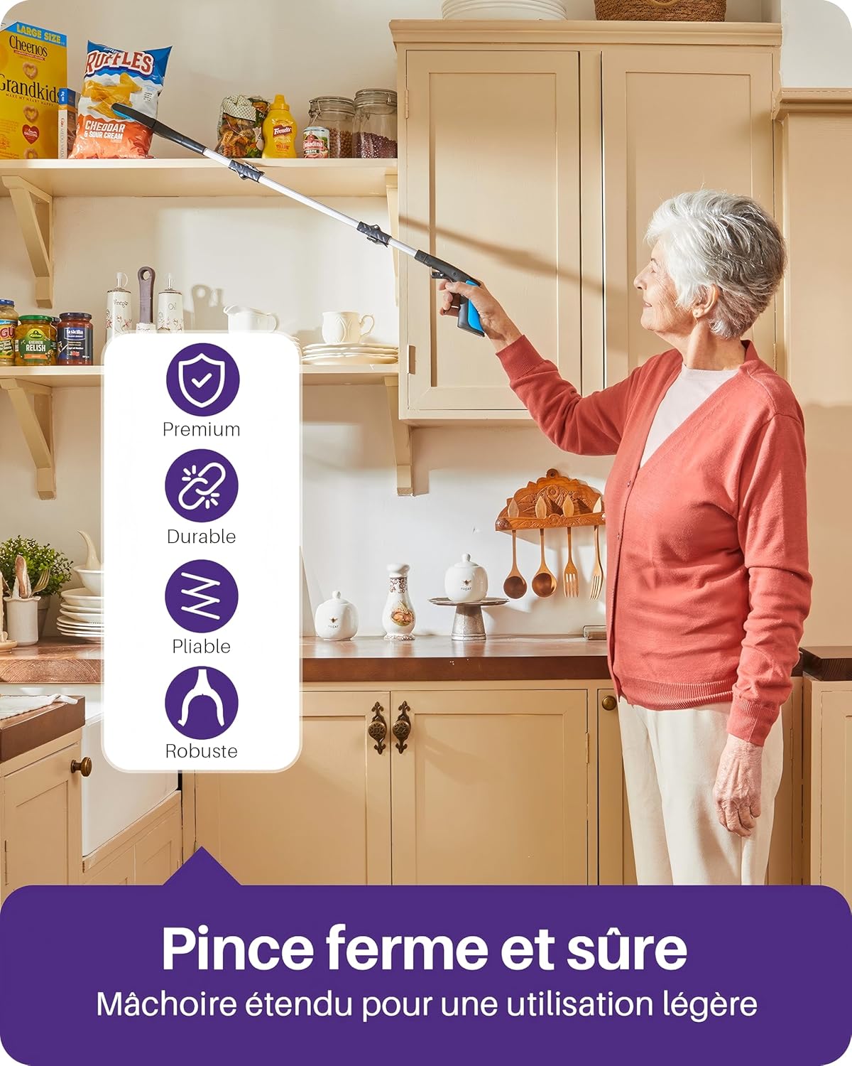 Detalle 1 de KEKOY Pince ramasse-objet 91 cm 🛠
