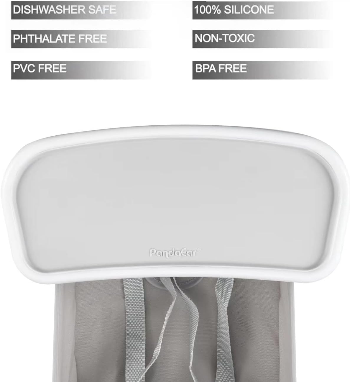 Thumbnail 5 de PandaEar Portable Baby Booster Seat High Chair Travel Highchair with Compact Fold and Straps