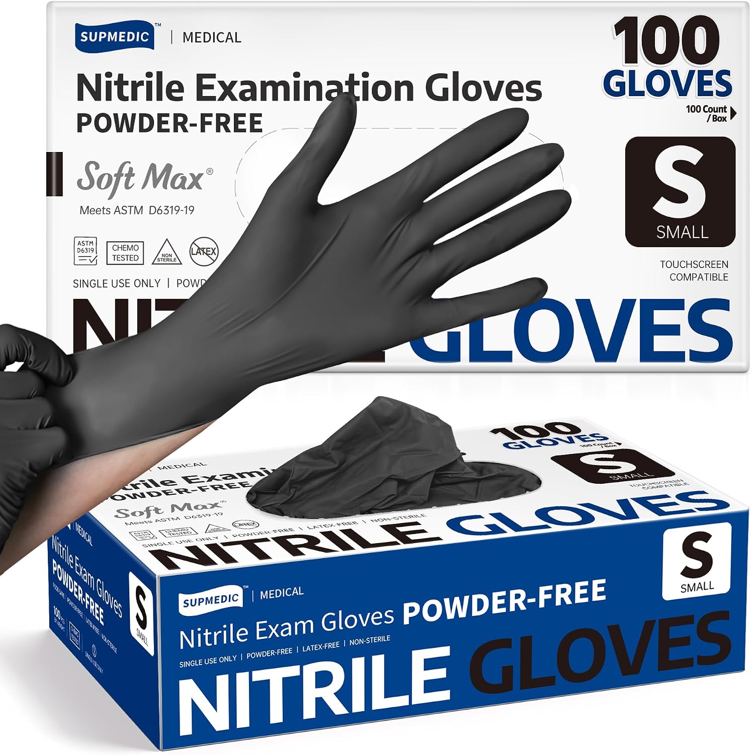 Thumbnail 6 de Supmedic Soft Max 100 Pcs nitrile gloves