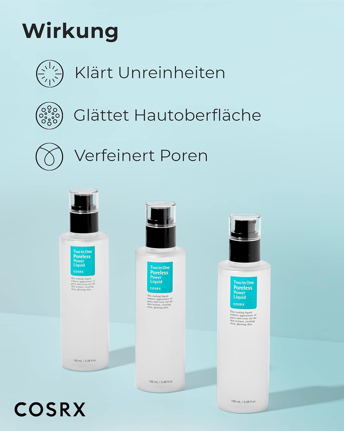 Thumbnail 2 de COSRX Two in One Poreless Power Liquid mit BHA 100 ml – Poren straffen und Haut peelen