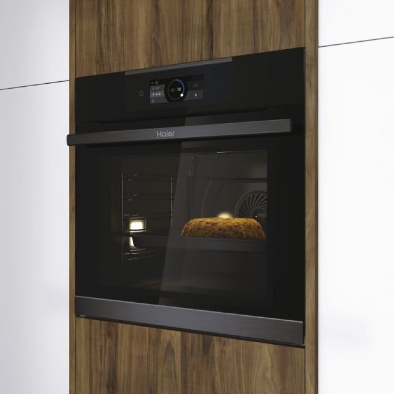 Detalle de Haier HWO60SM5T9BH Horno pirolítico 70 L Negro: guía de compra y valoración realista