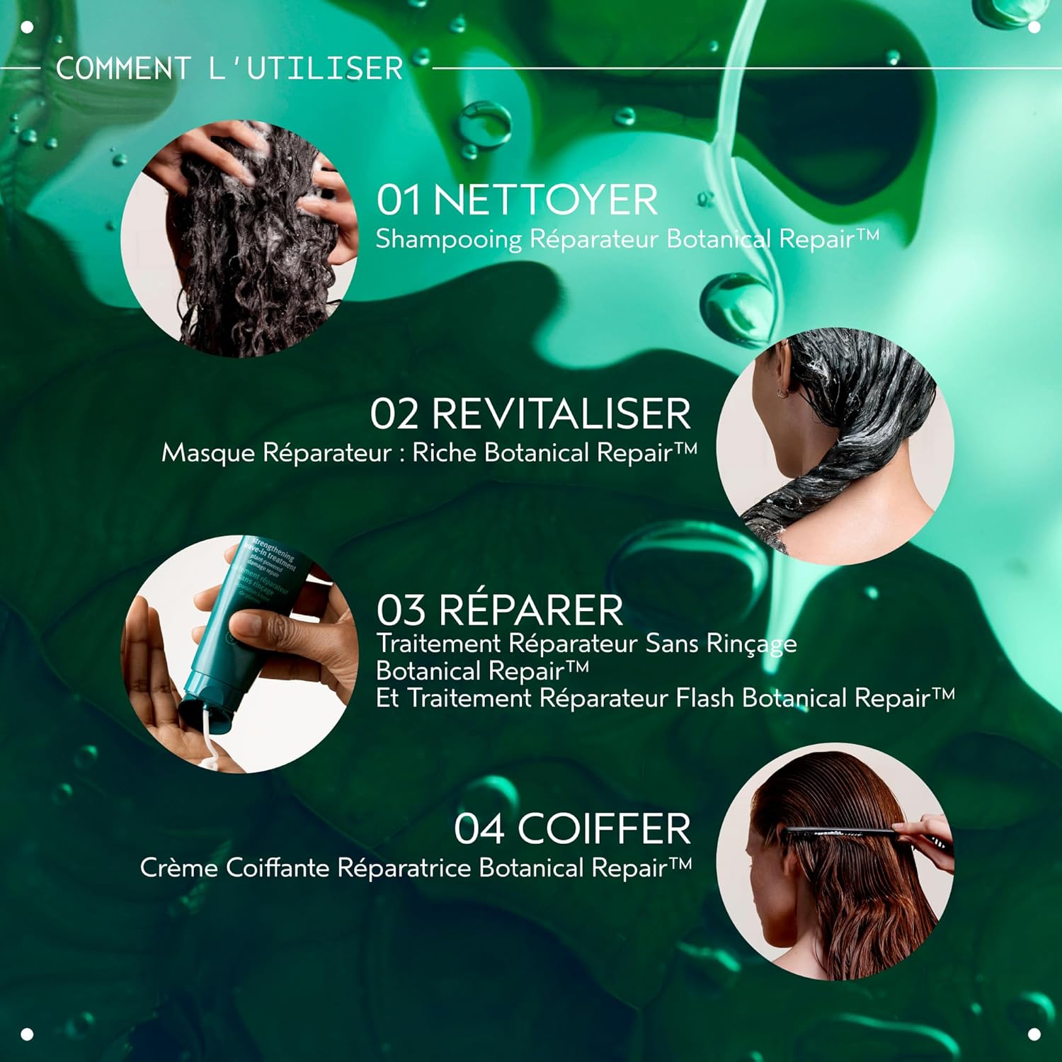 Thumbnail 5 de Aveda Botanical Repair Traitement Réparateur Sans Rinçage — Soin quotidien pour cheveux abîmés, 100 ml