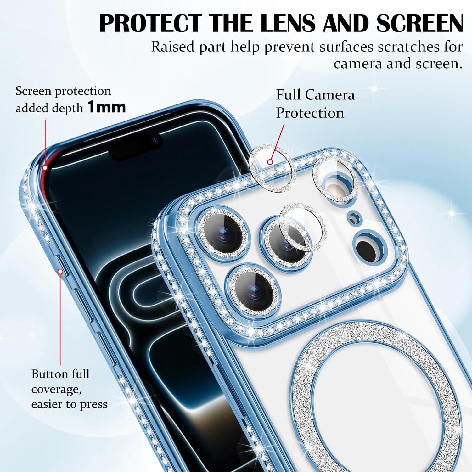 Detalle de Newseego iPhone 17 Pro MagSafe case