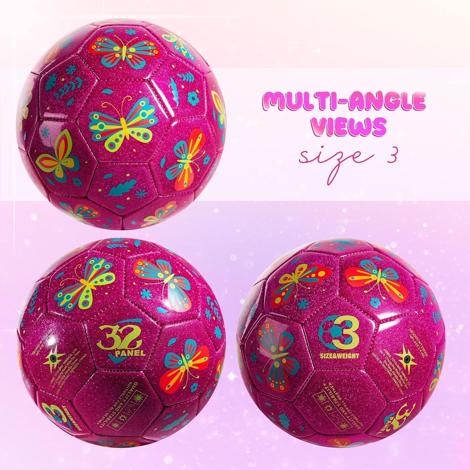 Thumbnail 3 de U&C Planet SB3005 balón fútbol unicornio tamaño 3