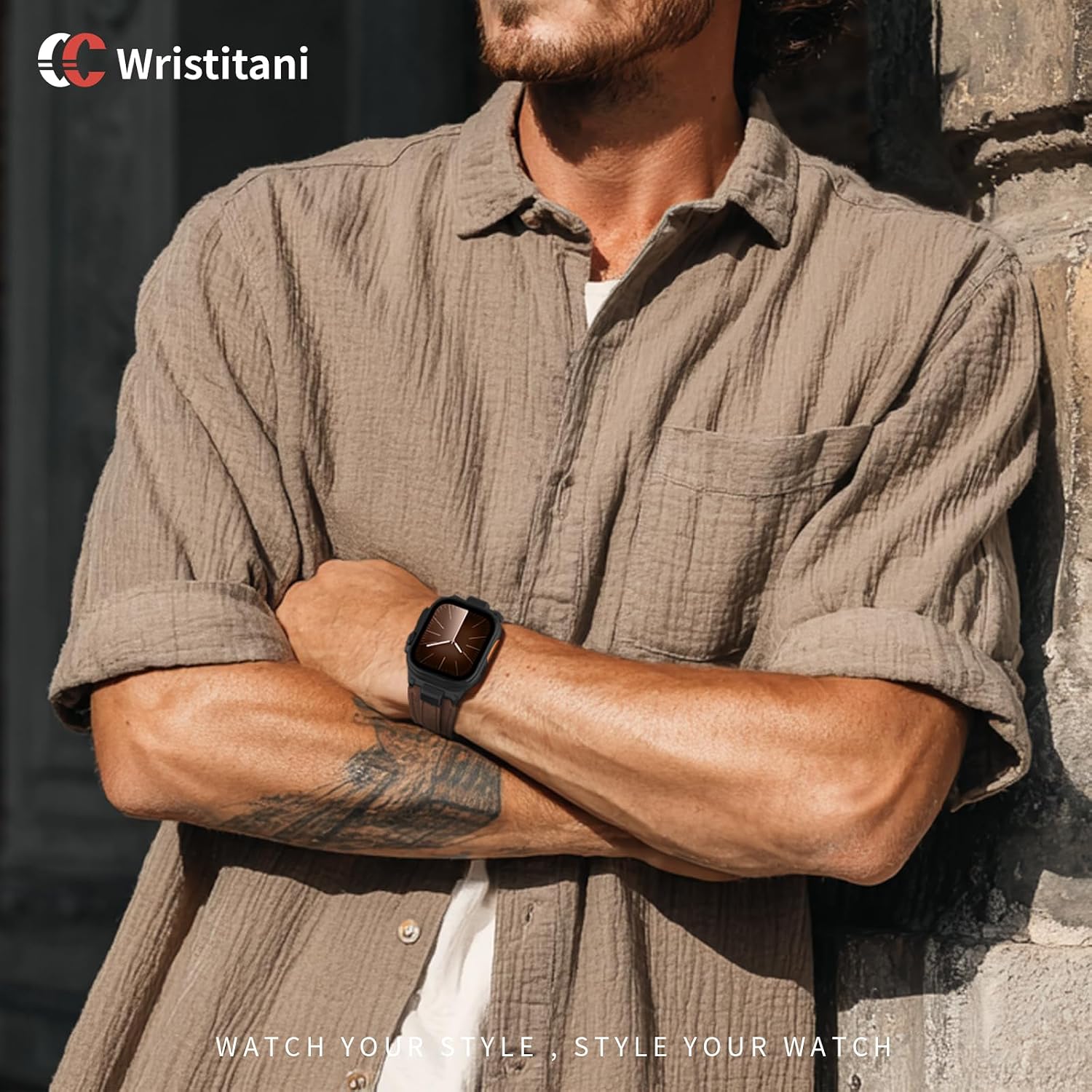 Thumbnail 5 de Wristitani Apple Watch Armband Leder 42–49 mm
